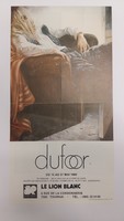 Affiche pour l'exposition <em><strong>Dufoor</strong></em> au Lion blanc , (Tournai) , du 10 au 31 mai 1980.